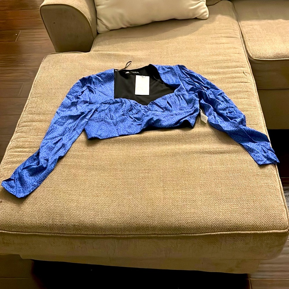 Long sleeve silky material brand new